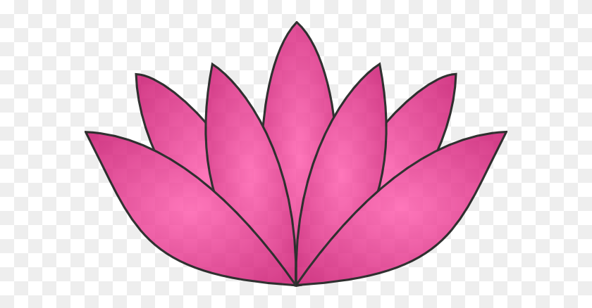 600x378 Pink Lotus Clip Art - Lotus Clipart