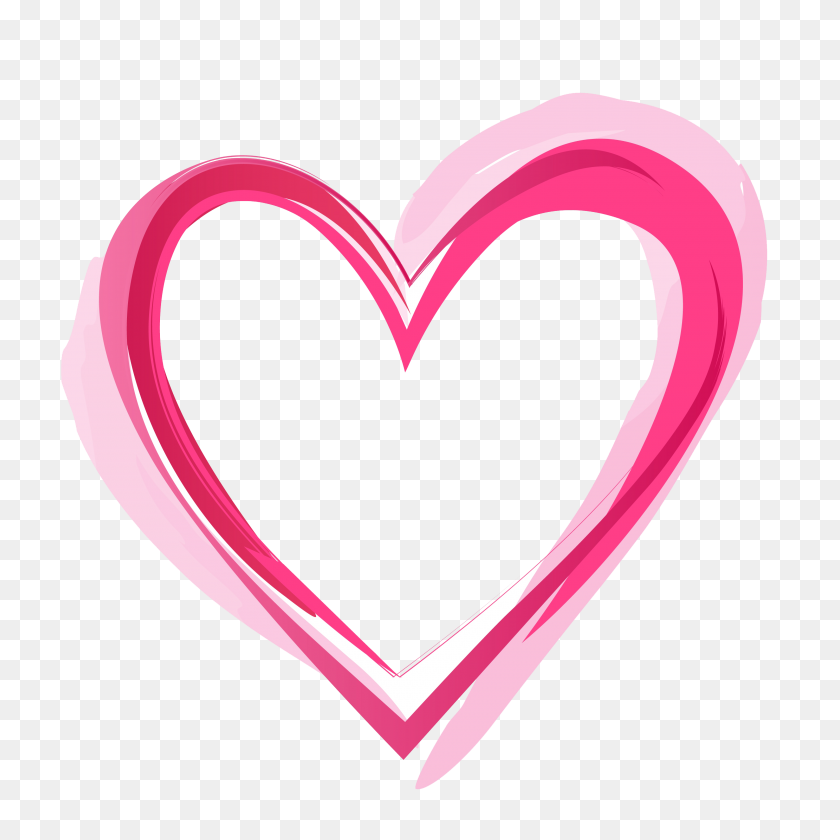 3000x3000 Розовое Сердце Любви Png Hd Прозрачное Розовое Сердце Любви Hd Изображения - Розовое Сердце Png