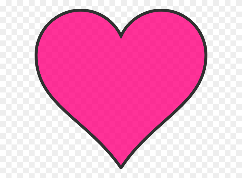 600x556 Pink Love Heart Png Hd Transparent Pink Love Heart Hd Images - Heart Shape PNG