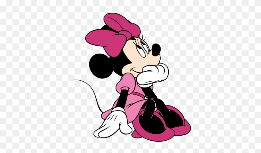 400x433 Imágenes Prediseñadas De Imágenes De Minnie Mouse Rosa - Imágenes Prediseñadas De Baby Minnie Mouse