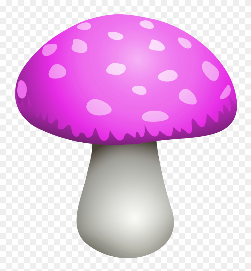 5659x6158 Pink Mushroom Png Clipart - Mushroom PNG