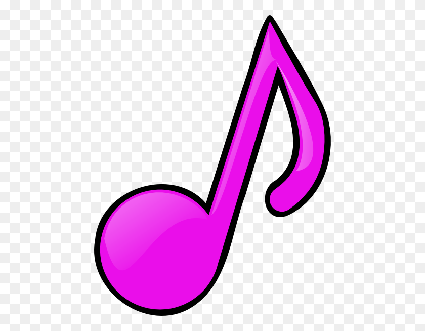 468x594 Pink Music Note Descarga Gratuita De Imágenes Prediseñadas De Notas Musicales - Imágenes Prediseñadas De Música Transparente