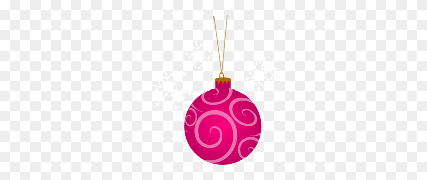 255x296 Pink Ornament Clip Art - Ornament Clipart Free