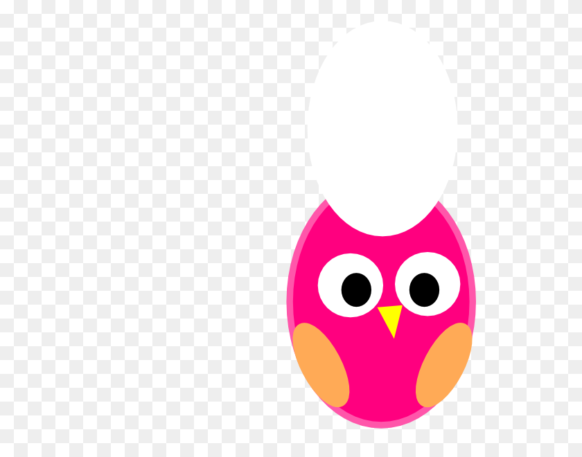 534x600 Pink Owl Clip Art - Pink Owl Clipart