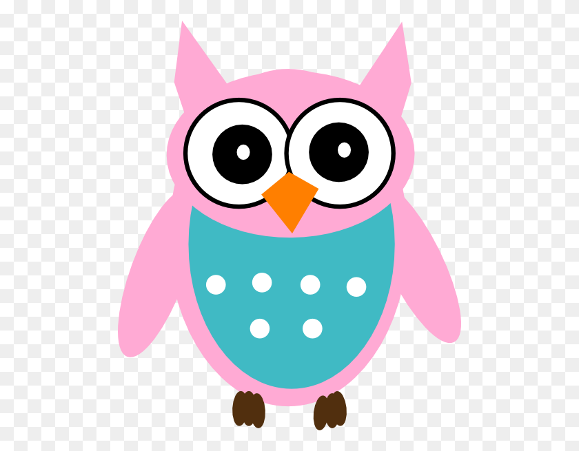 498x595 Pink Owl Clip Arts Download - Pink Owl Clipart