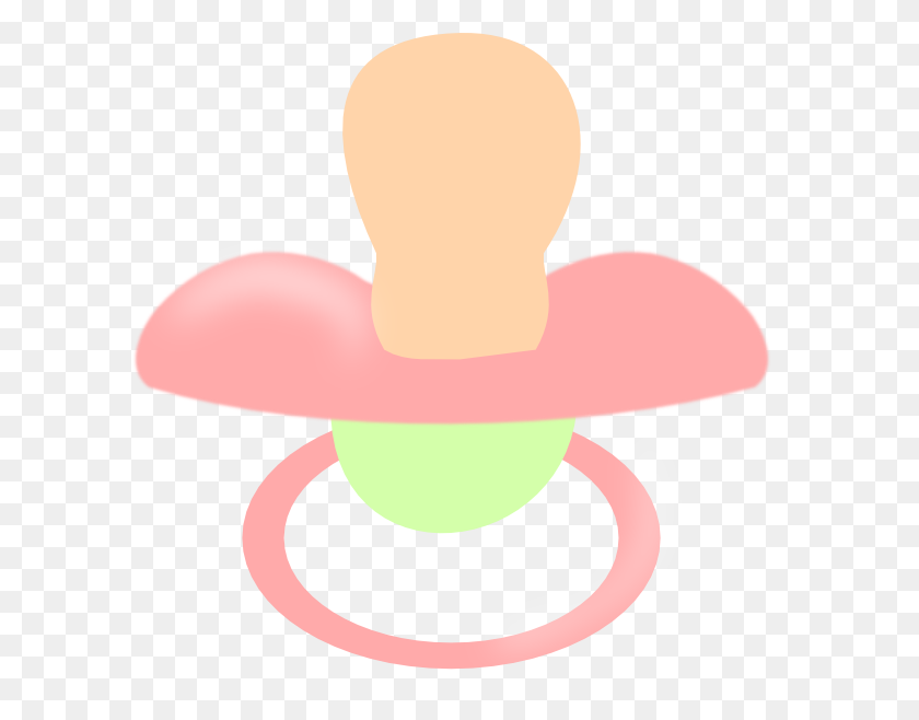 600x598 Pink Pacifier Png Clip Arts For Web - Pacifier PNG