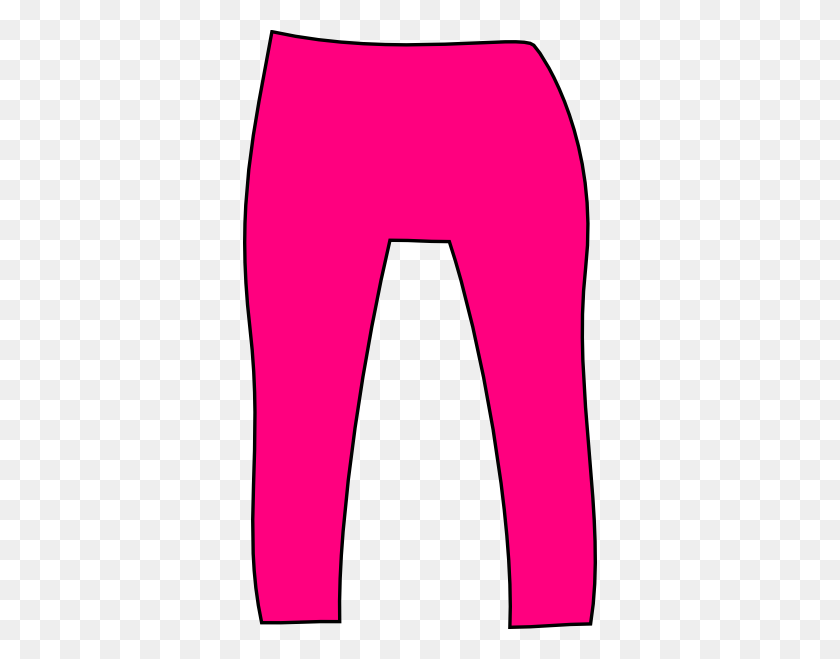 354x599 Pink Pants Clip Art - Pants Clipart