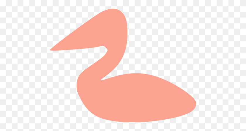 500x388 Pink Pelican - Pelican Clip Art