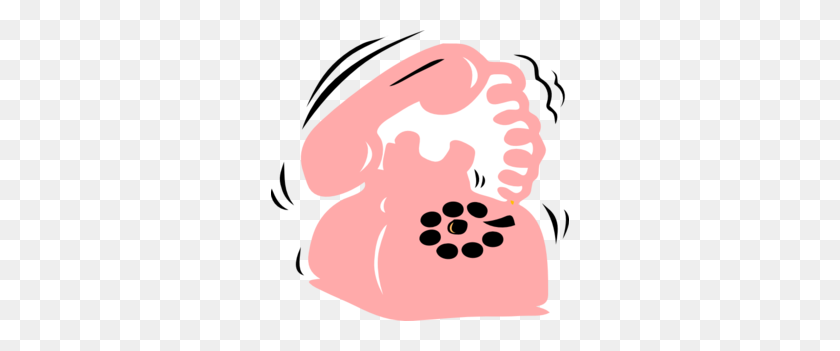298x291 Pink Phone Clip Art - Phone Clipart