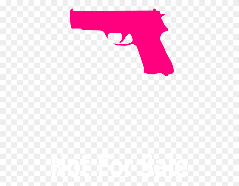 474x594 Pink Pistol Clipart - Pistola Clipart