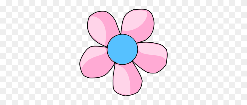300x297 Pink Png Clip Art, P Nk Clip Art - Blush Flower Clipart