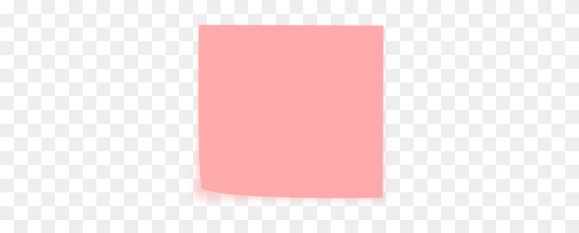 300x279 Pink Post It Note Clip Art, Post It Clipart Red - Post It Note Clipart