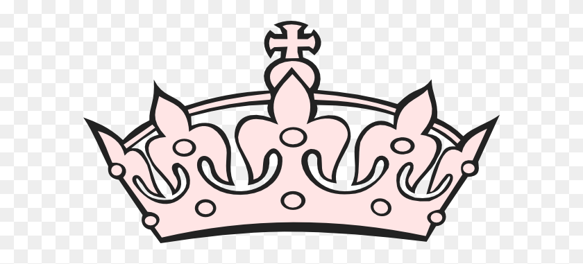 600x321 Розовая Принцесса Корона Клипартфест - Клипарт Принцессы