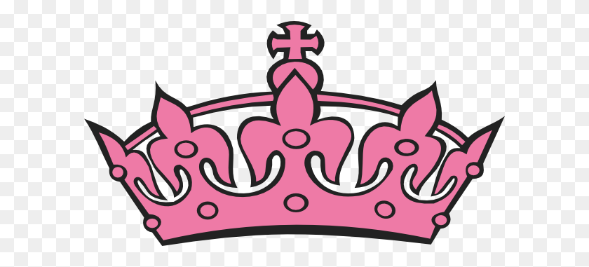 600x321 Pink Princess Crowns Logo - Free Princess Crown Clipart