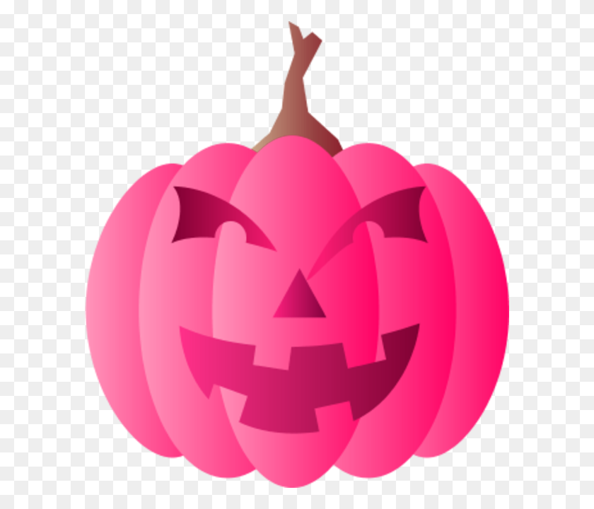 Happy Halloween Pumpkin Clip Art Images Pictures - Pink Pumpkin Clipart