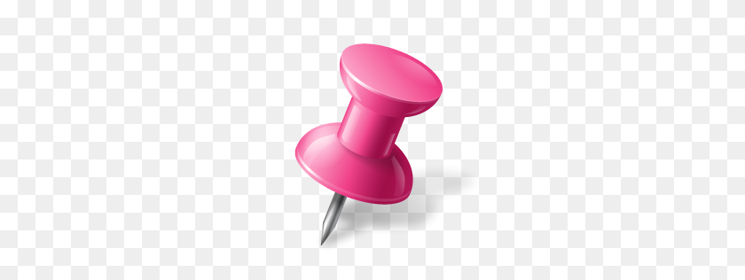 256x256 Pink Pushpin Png - Push Pin PNG