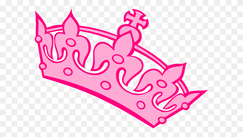 600x416 Розовая Корона Корона - Клипарт Королева