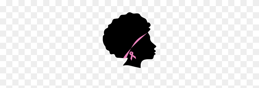190x228 Pink Ribbon Black Women, Breast Cancer African American, Breast - Breast Cancer Awareness Ribbon PNG