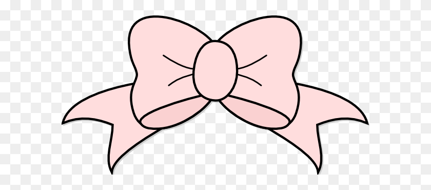 600x310 Pink Ribbon Bow Clip Art - Cute Bow Clipart