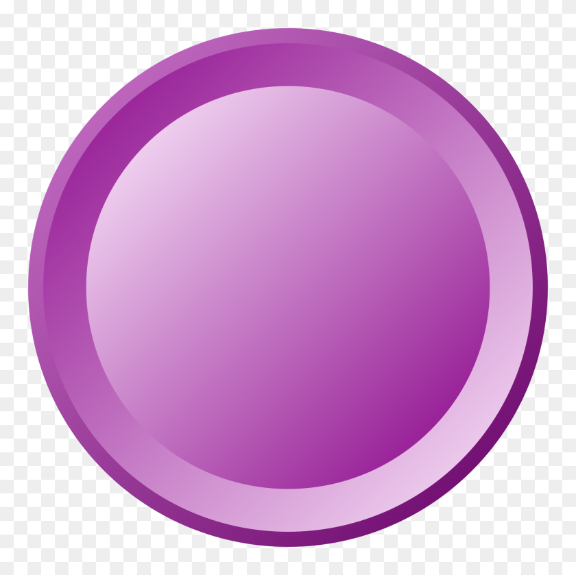 2000x2000 Pink Round Button - Pink Circle PNG