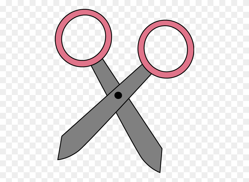 470x553 Pink Scissors Clip Art - Scissors Clipart