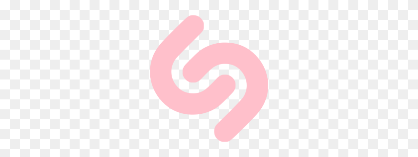 256x256 Розовый Значок Shazam - Shazam Png