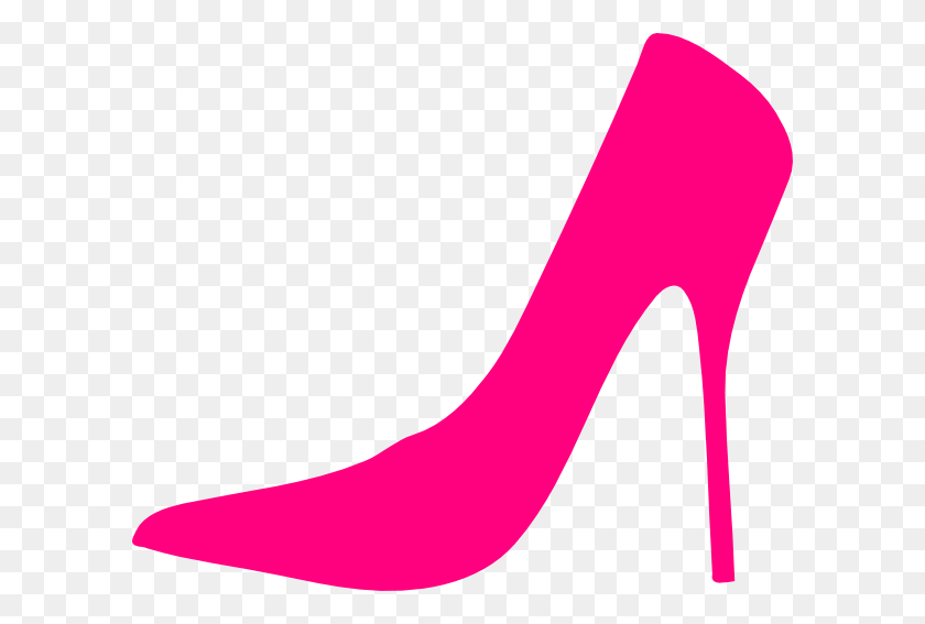 600x507 Pink Shoes Clip Art - Clipart Heels