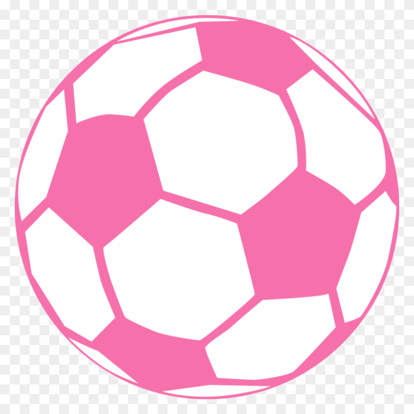 799x800 Pink Soccer Ball More Craft Ideas Clip Art, Pink - Skin Cancer Clipart