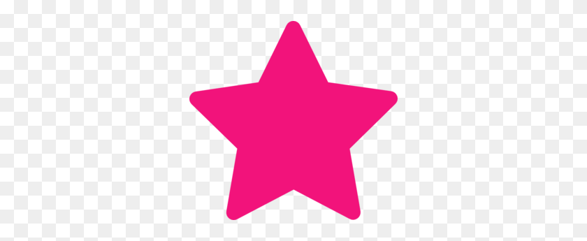 298x285 Pink Star Clip Art - Anarchy Clipart
