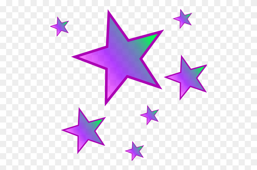 512x495 Pink Star Cluster Clipart Cliparts Gratis - Star Cluster Clipart