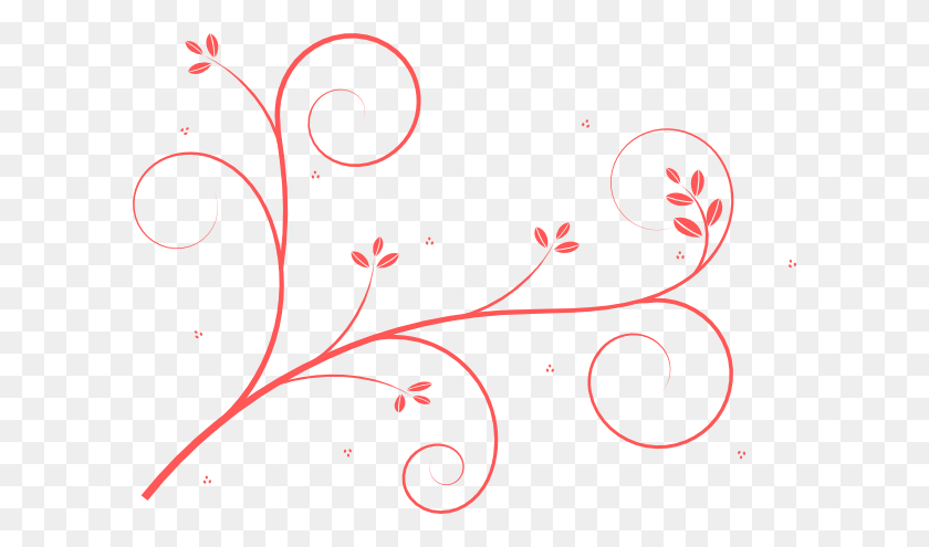 600x435 Pink Swirl Clip Art - Scroll Patterns Clipart