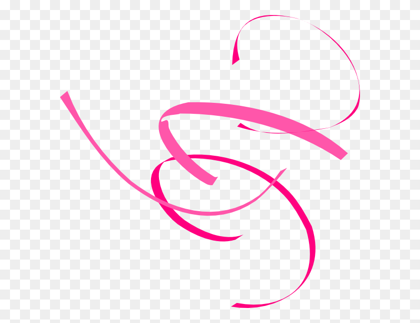 600x587 Pink Swirl Clip Art At Vector Clip Art Online - Swirl Clipart