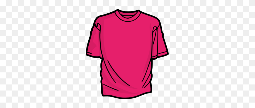 273x298 Pink T Shirt Clip Art - T Shirt Clipart Images