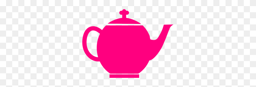 299x225 Pink Teapot Clip Art - Posture Clipart