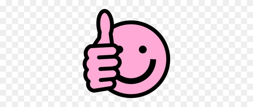291x298 Pink Thumbs Up Clip Art - Up Clipart