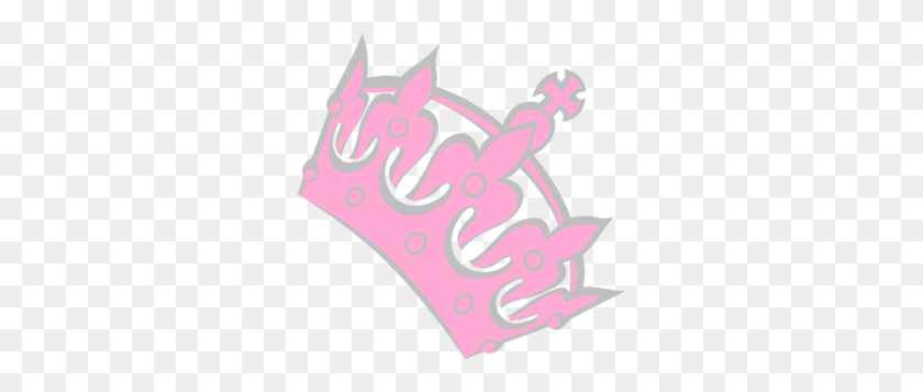 298x297 Pink Tiara Clip Art - Pink Crown Clipart
