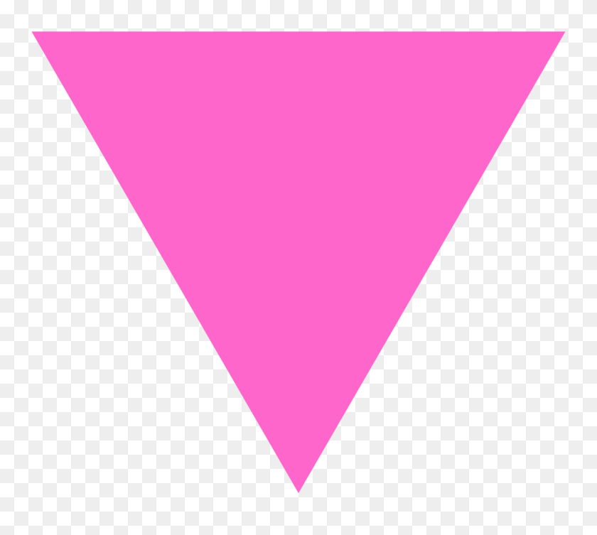 1152x1024 Pink Triangle - Triangle PNG