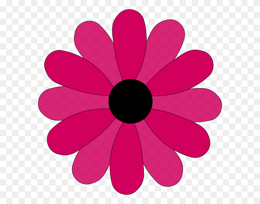 594x600 Розовые Двухцветные Лепестки Привет Бесплатные Изображения - Тональный Клипарт