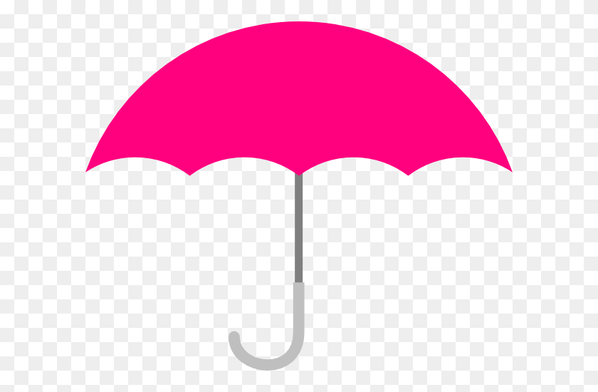 600x490 Pink Umbrella Clip Art - Umbrella Clipart