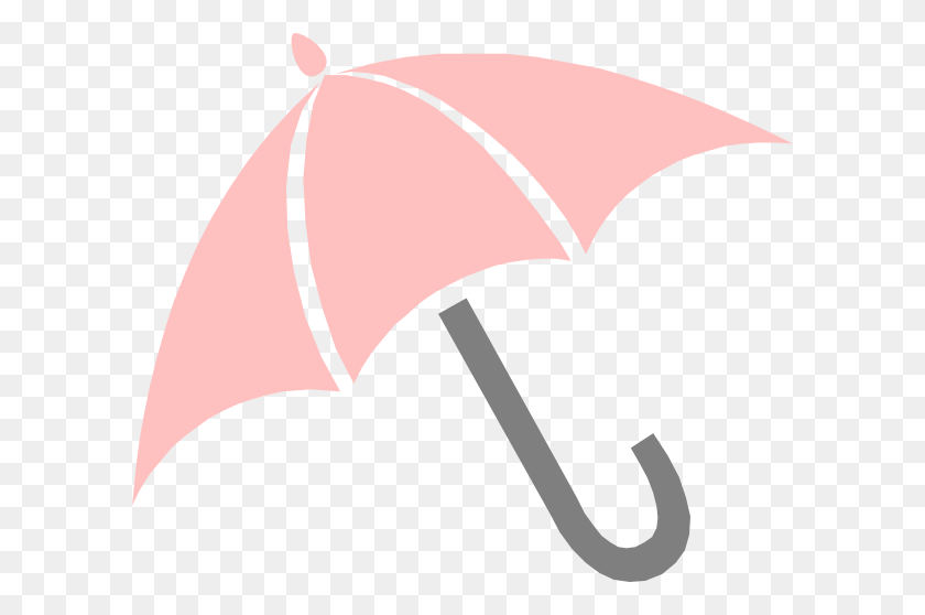 600x498 Pink Umbrella Clip Art - Umbrella Clipart