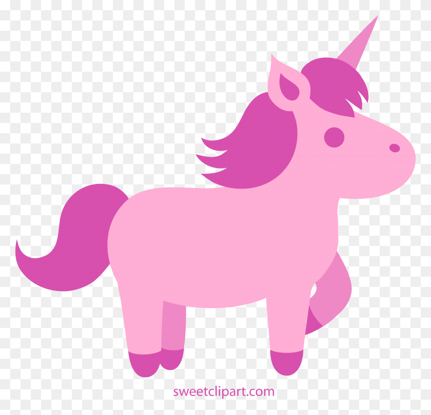 5223x5028 Pink Unicorn Clip Art - Pink Clipart