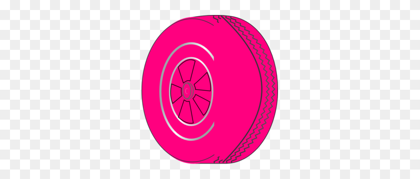 273x299 Pink Wheel Clip Art - Inner Tube Clipart