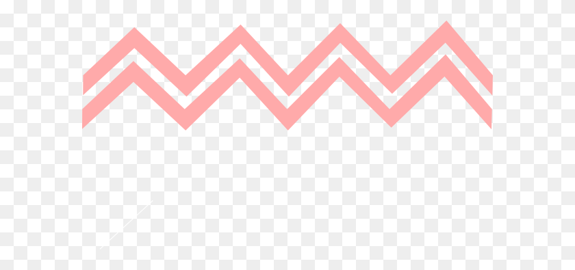 600x335 Pink Zig Zag Clip Art - Zigzag Clipart