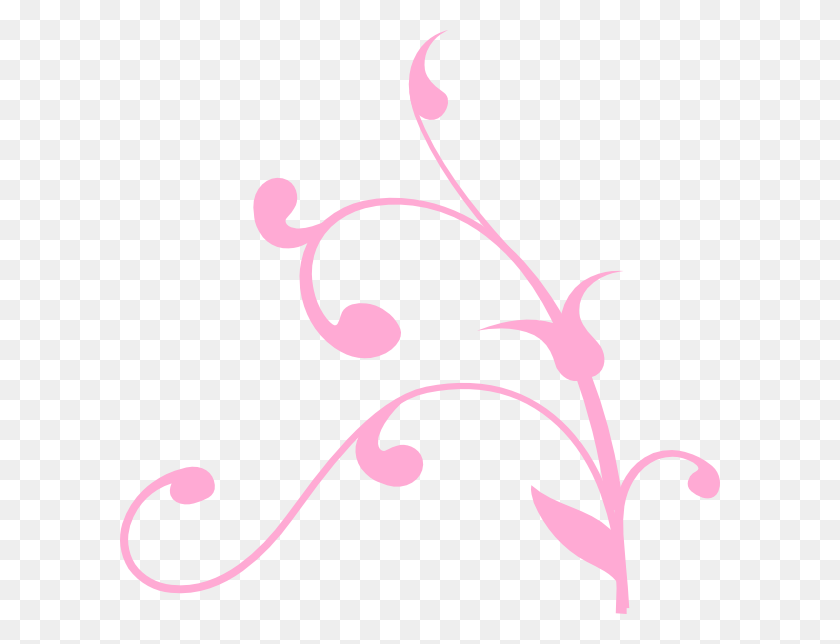 600x584 Pinks Pinks Pinks Clip Art - White Swirl PNG