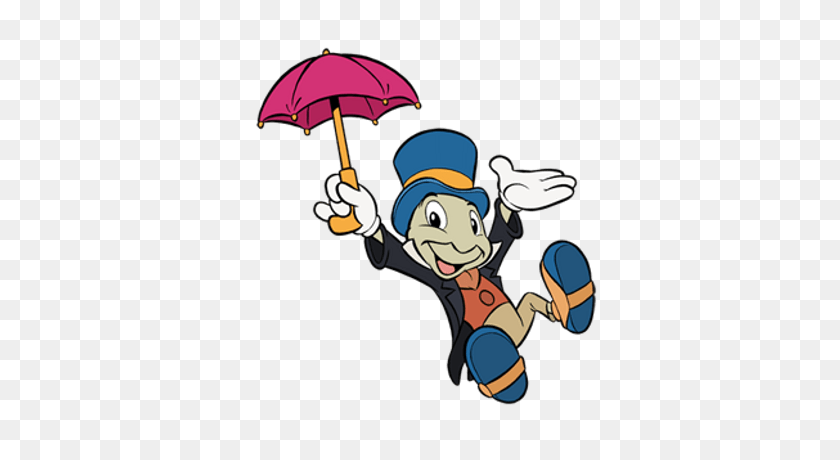 400x400 Pinocchio Jiminy Cricket Transparent Png - Pinocchio Clipart