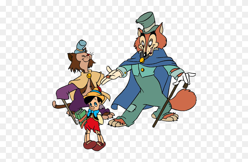 500x491 Pinocchio Villains Clip Art Disney Clip Art Galore - Gideon Clipart