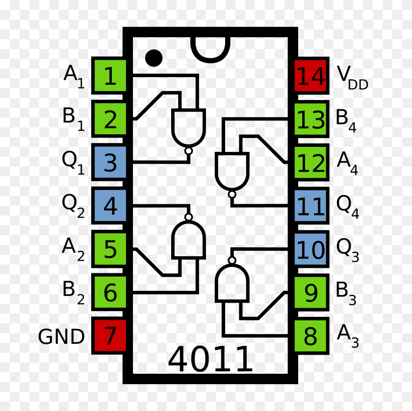 2000x2000 Pinout Nand Logic Circuit Design - Circuits PNG
