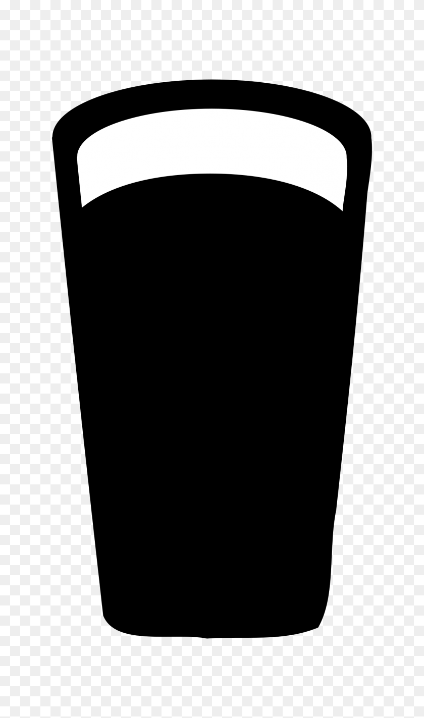 1373x2400 Pint Glass Silhouette - Beer Glass Clipart Black And White