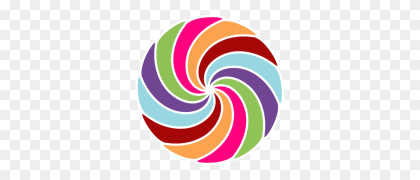 297x300 Pinwheel Multi Colored Clip Art - Pinwheel Clipart