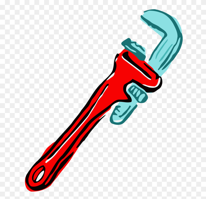 650x750 Pipe Wrench Spanners Adjustable Spanner Monkey Wrench Plumber - Ratchet Clipart